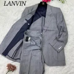 C259 ランバン LANVIN メンズ スーツセットアップ グレー