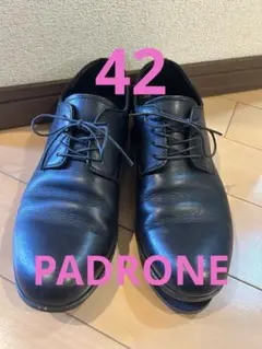 PADRONE レースアップ　ダービー　シューズ　革靴　42