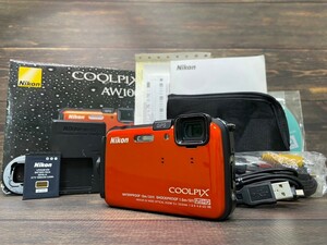 Nikon ニコン COOLPIX AW100 コンパクトデジタルカメラ 元箱付き #80