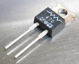 ニッコーム RNP-10 高電力抵抗器 (20W/47Ω)[4個組]【KW41】