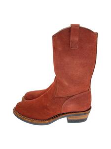 WESCO◆ブーツ/US8.5/RED/スウェード/RW91WLL430