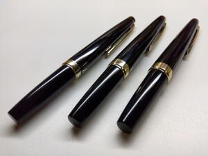 パイロット万年筆　Elite 14ｋ 3本セット（SF2 F1）デッドストック未使用　PILOT