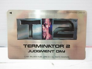 ☆未使用 テレホンカード テレカ50度数 TERMINATOR2 JUDGMENT DAY ターミネーター2 コレクション テレフォンカード☆