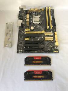 【1円スタート!】INTEL i7 4790K ・ASUS Z-87A・CORSAIR VENGEANCE DDR3 2666 8GBx2