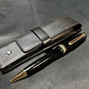 MONTBLANC モンブラン MEISTER STUCK マイスターシュテュック No.161 ボールペン ブラック×ゴールド 筆記用具 ツイスト式 ケース付き