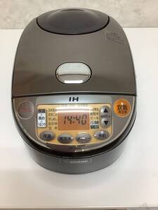 ■ス-121 中古品 ZOJIRUSHI NP-VN10 動作確認・簡易清掃済み IH炊飯ジャー 2016年製 1.0L ブラウン 象印