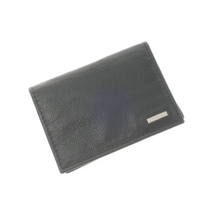 【中古】カルバンクライン Calvin Klein レザー 名刺入れ カードケース ブラック