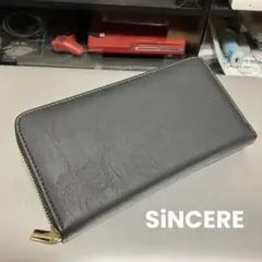 【未使用】【SINCERE】 シンシア / ラウンドファスナー 長財布