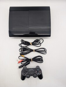 送料無料 動作品 SONY ソニー PlayStation3 プレイステーション3 CECH-4300C ブラック BLACK 黒 500GB コントローラー付き PS3 プレステ3