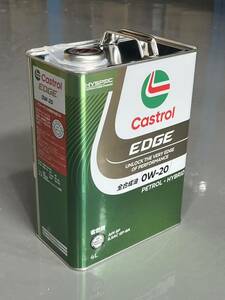 カストロール エッジ 0W-20 SP/GF-6A 4L×1缶 全合成油 Castrol EDGE 0W20 ハイブリッド