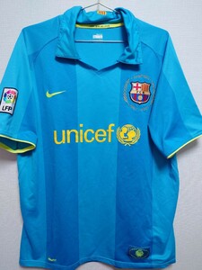 NIKE　2007〜08 FCバルセロナ　AWAY　 ユニフォーム FC Barcelona　