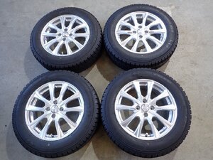 YS14094【送料無料195/65R16】ライズ ロッキー等 中古スタッドレスセット GIZ （HVは不可）★16×6.0J 100/4H ET40★1円スタ