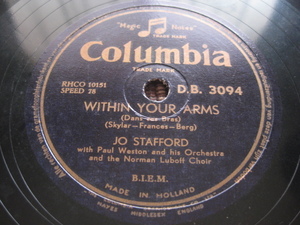 ★SP盤★JO STAFFORD♪LOVER