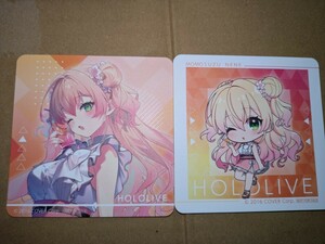 VTuber hololive GIGO コラボ ねぽらぼとおでかけ ホロライブ焼き 特典 コースター 桃鈴ねね 2種セット セガ コミケ c104 極楽湯