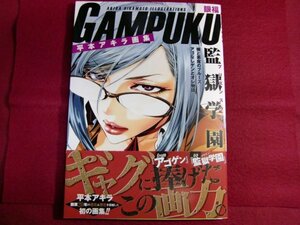 レ/平本アキラ画集 GAMPUKU 眼福 初版帯付き/ポスター付