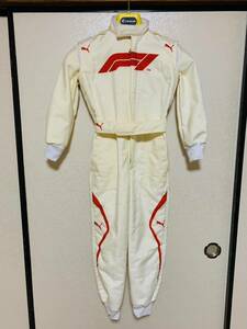 F1 GP グリッドキッズ PUMA レーシングスーツ 130cm 正規 非売品 FIA フォーミュラ1 グランプリ プーマ セレモニーキッズ スーツ