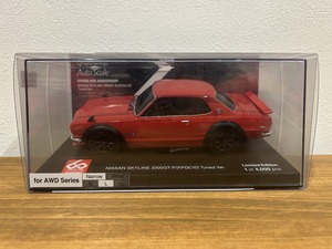 新品 未開封 京商 60周年記念限定 ミニッツ 日産 スカイライン 2000GT-R (KPGC10) チューンド・バージョン レッド ハコスカ ASC MA-020