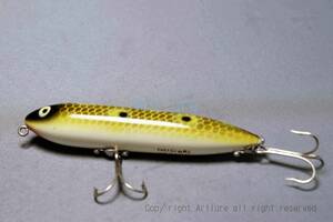 VINTAGE LURE HEDDON ZARASPOOK FROGSCALE（ZA38-4　）*USA MADE #OLDLURE #ARTLURE_VINTAGE ＃ヴィンテージルアー　frog collection