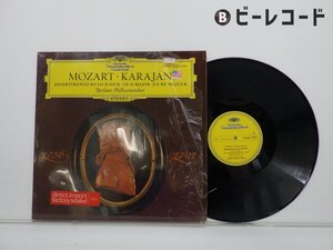 KARAJAN(カラヤン)「Mozart Divertimento Kv 334 D-Dur」LP（12インチ）/Deutsche Grammophon(139 008)/クラシック