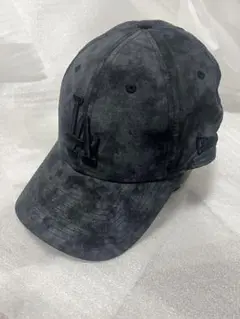 【珍品】ニューエラ　newera キャップ　グレー　ダイタイ柄　フリーサイズ