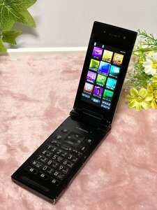 docomo STYLE series P-06C ★マットブラック★ ガラケー 携帯電話 中古 Y39