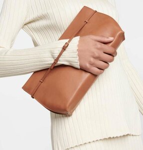 The Row ザロウ Sienna Clutch　レディース　ハンドバッグ　レザー　牛革　b257