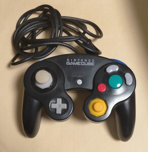 動作確認済み 任天堂 Nintendo ゲームキューブ GAMECUBE ゲームコントローラー アナログ ゲームパッド ブラック DOL-003