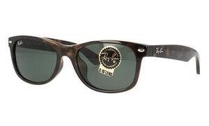 未使用 RayBan レイバン サングラス RB2132F-902L 55サイズ NEW WAYFARER NEWウェイファーラー