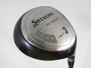 即決 お買い得品！中古 スリクソン(SRIXON) W-302 フェアウェイ (日本仕様) 3W SRIXON SV-301J 14.5 S