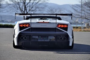 SVR/スーパーヴェローチェ レーシング ランボルギーニ ガヤルド リアバンパー カーボン エアロ パーツ Lamborghini Gallardo