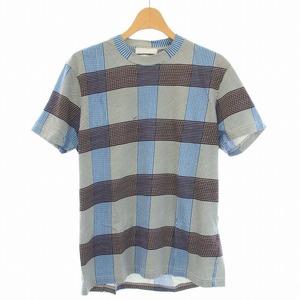 プラダ PRADA 2007年製 Tシャツ カットソー 半袖 総柄 クルーネック XS マルチカラー /TK メンズ