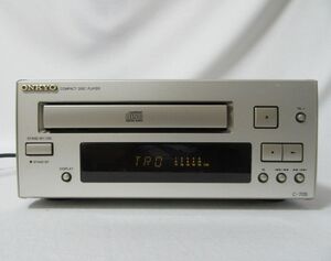 管0544【ジャンク・通電のみ】ONKYO オンキョー CDプレイヤー C-705