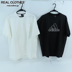 ☆【未使用含む】adidas/アディダス 半袖Tシャツ カットソー O/2点セット /000