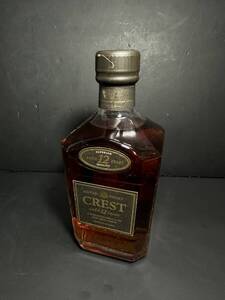 ★古酒必見！！ 未開栓 SUNTORY WHISKY CREST AGED12YEARS サントリー ウィスキー クレスト 12年 750ml 43％ ビンテージ お酒 Z914