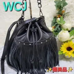 美品✨WCJ フリンジ　2way　ショルダーバッグ　手提げ　斜めがけ 若槻千夏