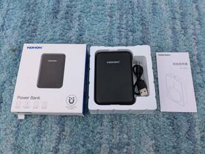 0610u1718　NOHON モバイルバッテリー 10000mAh Power Bank PD 20W 