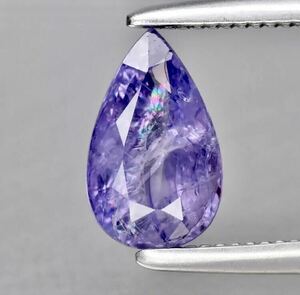 ☆虹入り☆ 非加熱 天然パープルサファイア 0.86 Ct カラット