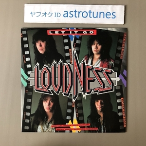 美盤 ラウドネス Loudness 1986年 12インチEPレコード レット・イット・ゴー Let It Go 国内盤 Japanese hard rock 高崎晃