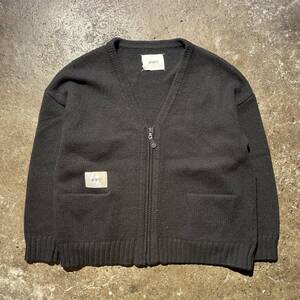 WTAPS 20aw SWEATER WONY ダブルタップス 2020aw ジップ カーディガン セーター ニット zip 202MADT-KNM04 01