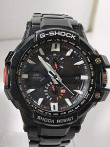 1円【稼働/箱付】CASIO カシオ G-SHOCK 腕時計　スカイコックピット GW-A1000 電波ソーラー　メンズ