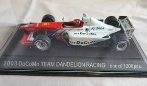 【1/43】　エブロ　フォーミュラ日本　2003　DoCoMo　TEAM　DANDELION　RACING　白　チームダンデライオン　1200pcs