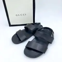 GUCCI グッチ leather sandalレザーサンダル ブラック