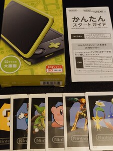 Newニンテンドー2DS LL ブラック×ライム JAN-S-MAAA