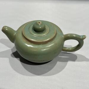 急須　茶壺　青磁