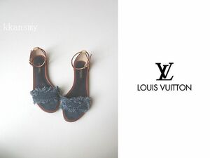 LOUIS VUITTONルイヴィトン*デニムサンダル37.5