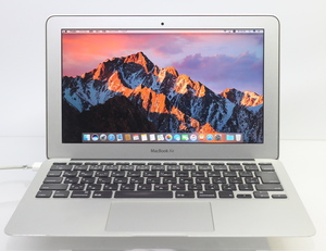 Apple MacBook Air (11-inch, Mid2011)/Core i5 1.6GHz/2GBメモリ/SSD64GB/Sierra10.12/バッテリー無し 互換アダプター付 #0124