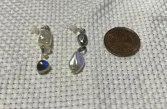 シルバーパールピアス