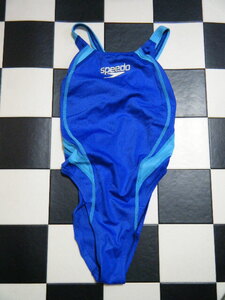 SPEEDO　女児水着ワンピース　サイズ140　D6740　光沢青