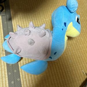 自宅保管ラプラスぬいぐるみ ポケットモンスター BIGぬいぐるみ ポケモン 横36cm×縦33cm幅27cmくらい　ふわふわ