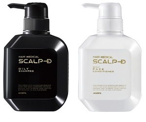 アンファー 7代目 スカルプD オイリー [脂性肌用] シャンプー&パックコンディショナー セット 各350ml